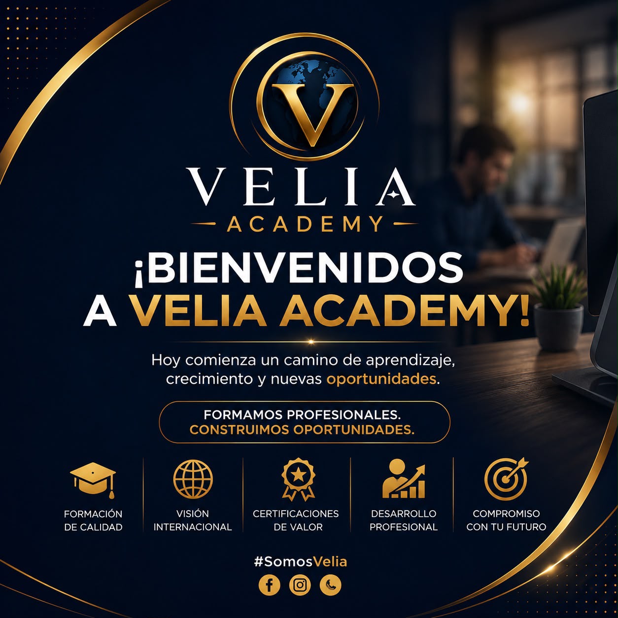 Bienvenida a Velia Academy